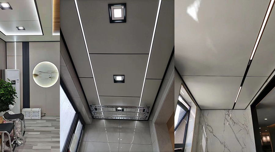 蜂窩板陽(yáng)臺(tái)吊頂效果圖